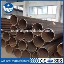 Round square rectangular welded ISO9001 straight steel pipe